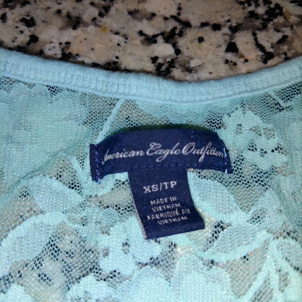 American Eagle tank with lace back